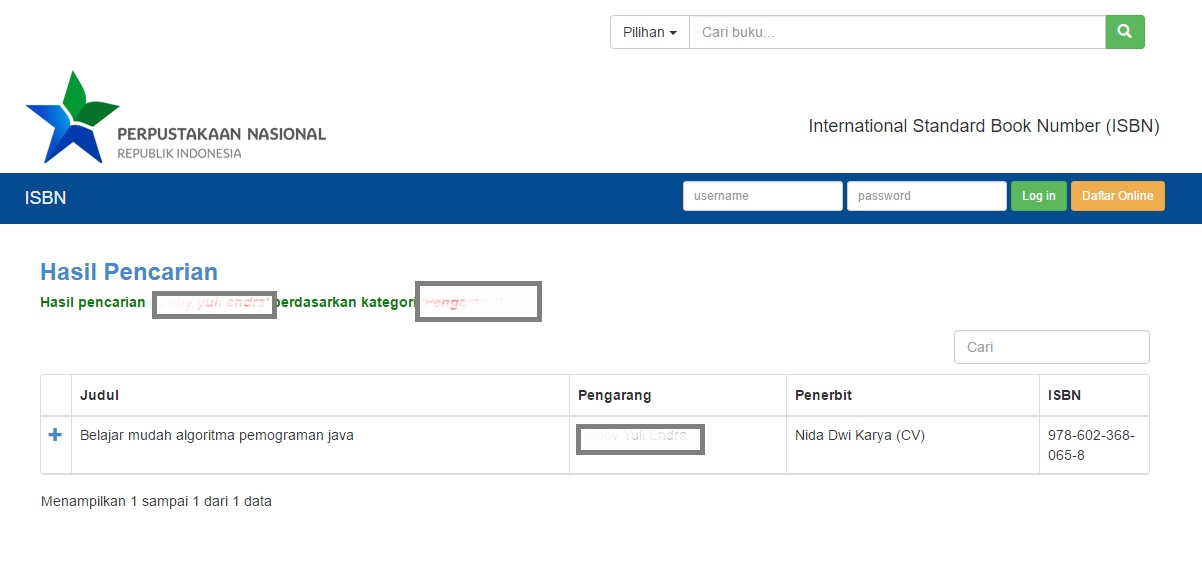 Detail Daftar Isbn Buku Online Nomer 35