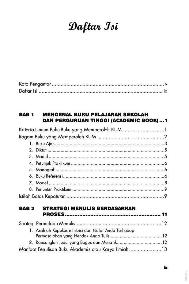 Detail Daftar Isi Buku Nomer 24