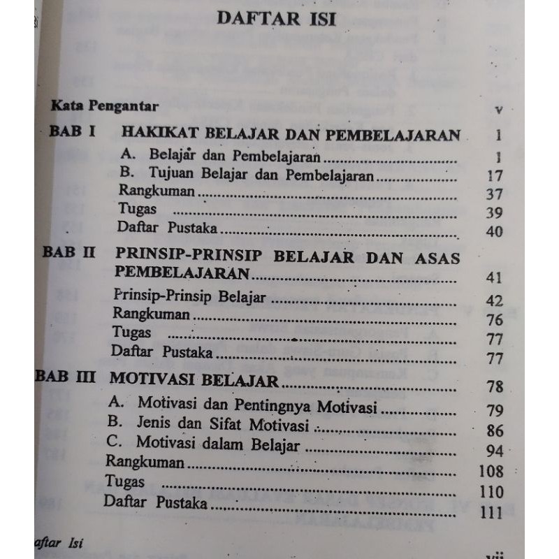 Detail Daftar Isi Buku Nomer 42