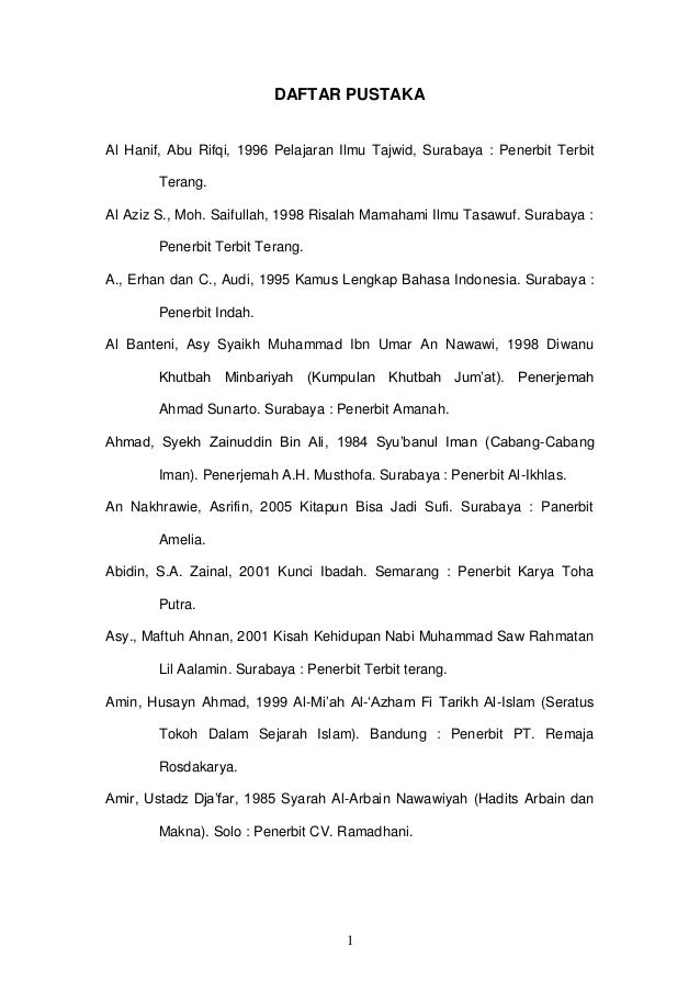 Detail Daftar Pustaka Buku Bahasa Indonesia Nomer 21