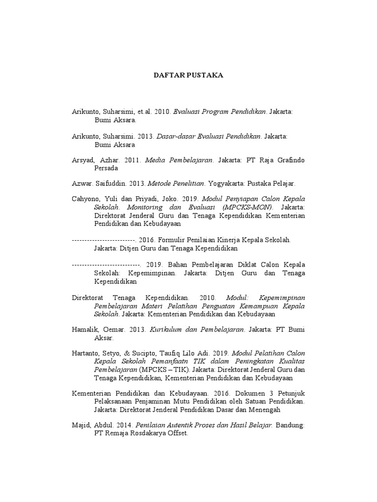 Detail Daftar Pustaka Buku Tik Nomer 10