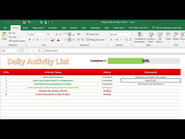 Detail Daily Activity Log Template Excel Nomer 22