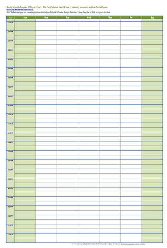 Detail Daily Activity Planner Template Nomer 38