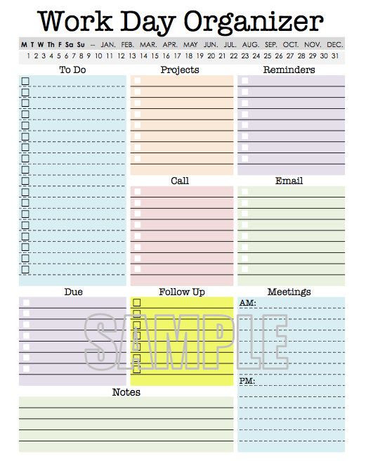 Detail Daily Activity Planner Template Nomer 6