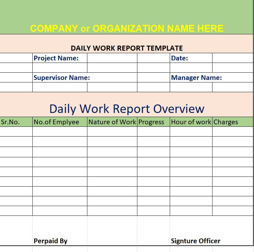 Detail Daily Activity Sheet Template Nomer 21