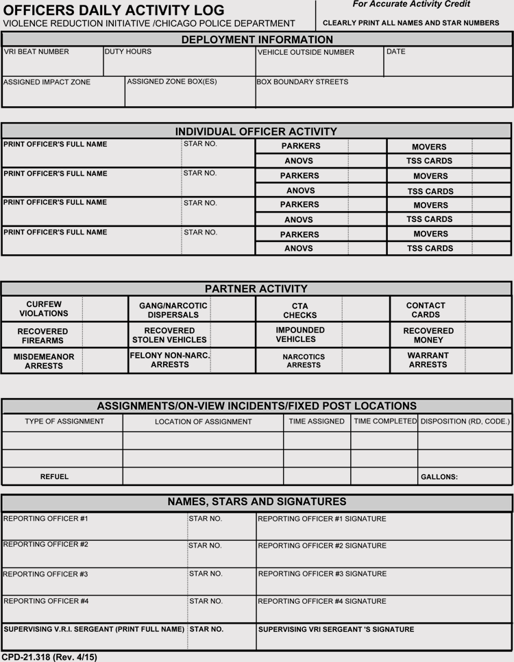 Detail Daily Activity Sheet Template Nomer 54