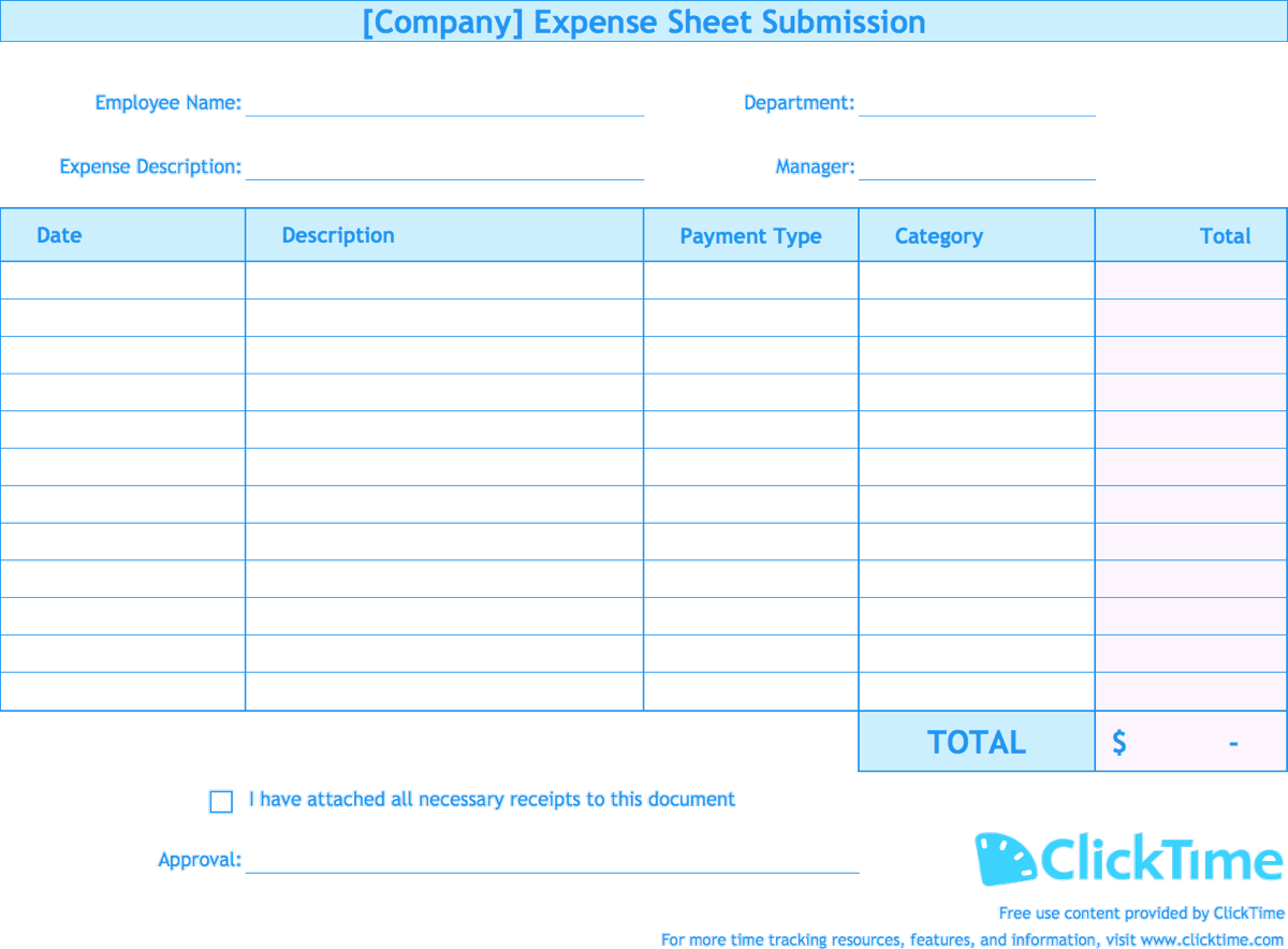 Detail Daily Expenses Excel Template Free Download Nomer 28