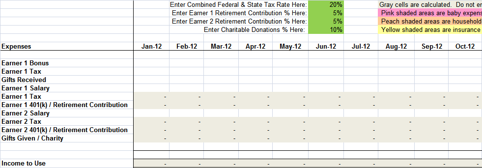 Detail Daily Expenses Excel Template Free Download Nomer 53