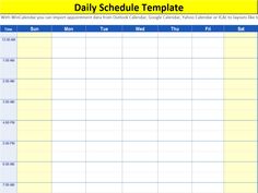 Detail Daily Itinerary Template Excel Nomer 15