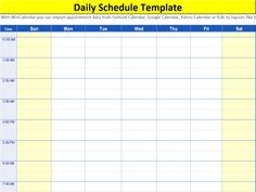 Detail Daily Itinerary Template Excel Nomer 15