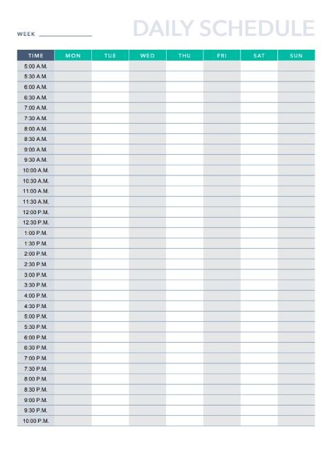 Detail Daily Itinerary Template Excel Nomer 23