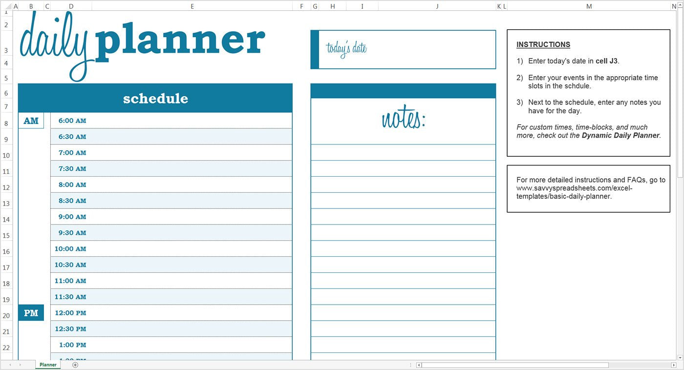 Detail Daily Itinerary Template Excel Nomer 33