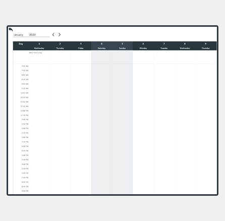 Detail Daily Itinerary Template Excel Nomer 43