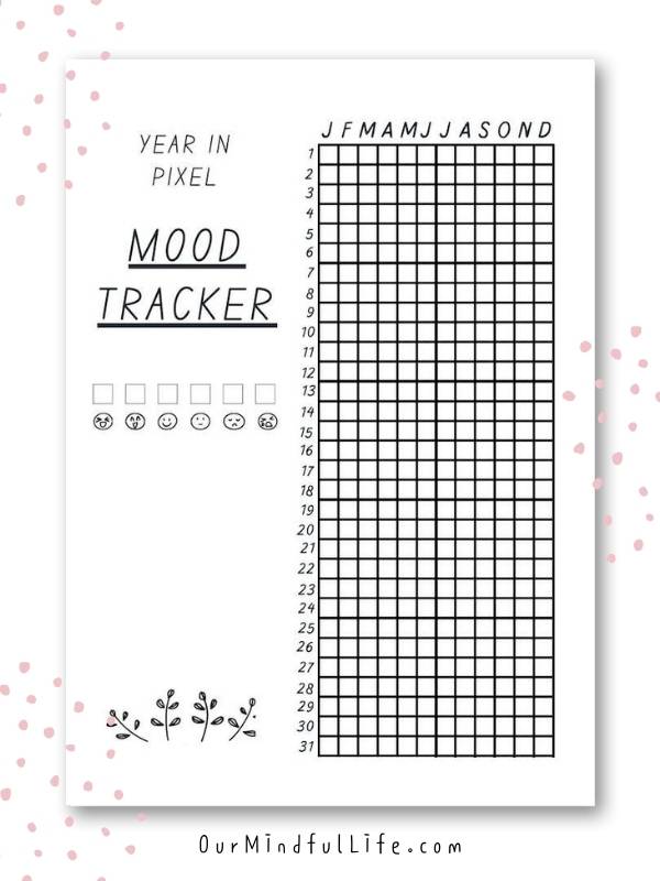 Detail Daily Mood Chart Template Nomer 13