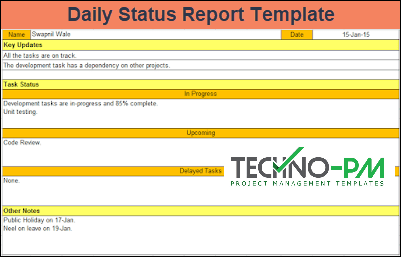 Detail Daily Report Template Nomer 26