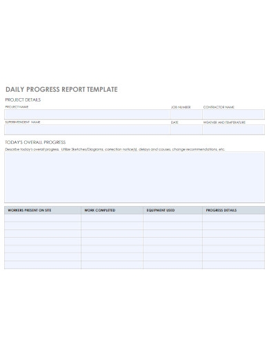 Detail Daily Report Template Nomer 27