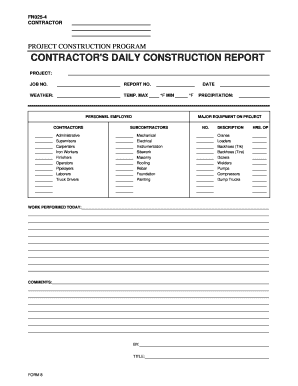 Detail Daily Report Template Nomer 50