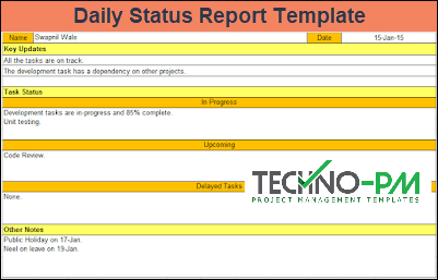 Detail Daily Report Template Excel Nomer 12