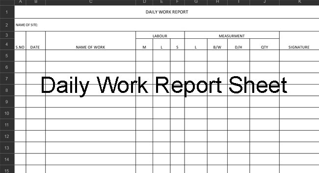 Detail Daily Report Template Excel Nomer 22