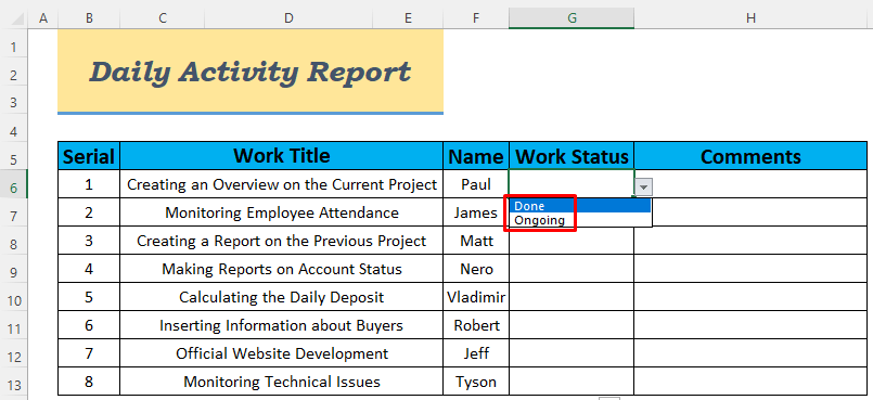 Detail Daily Report Template Excel Nomer 31