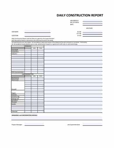 Detail Daily Report Template Excel Nomer 34