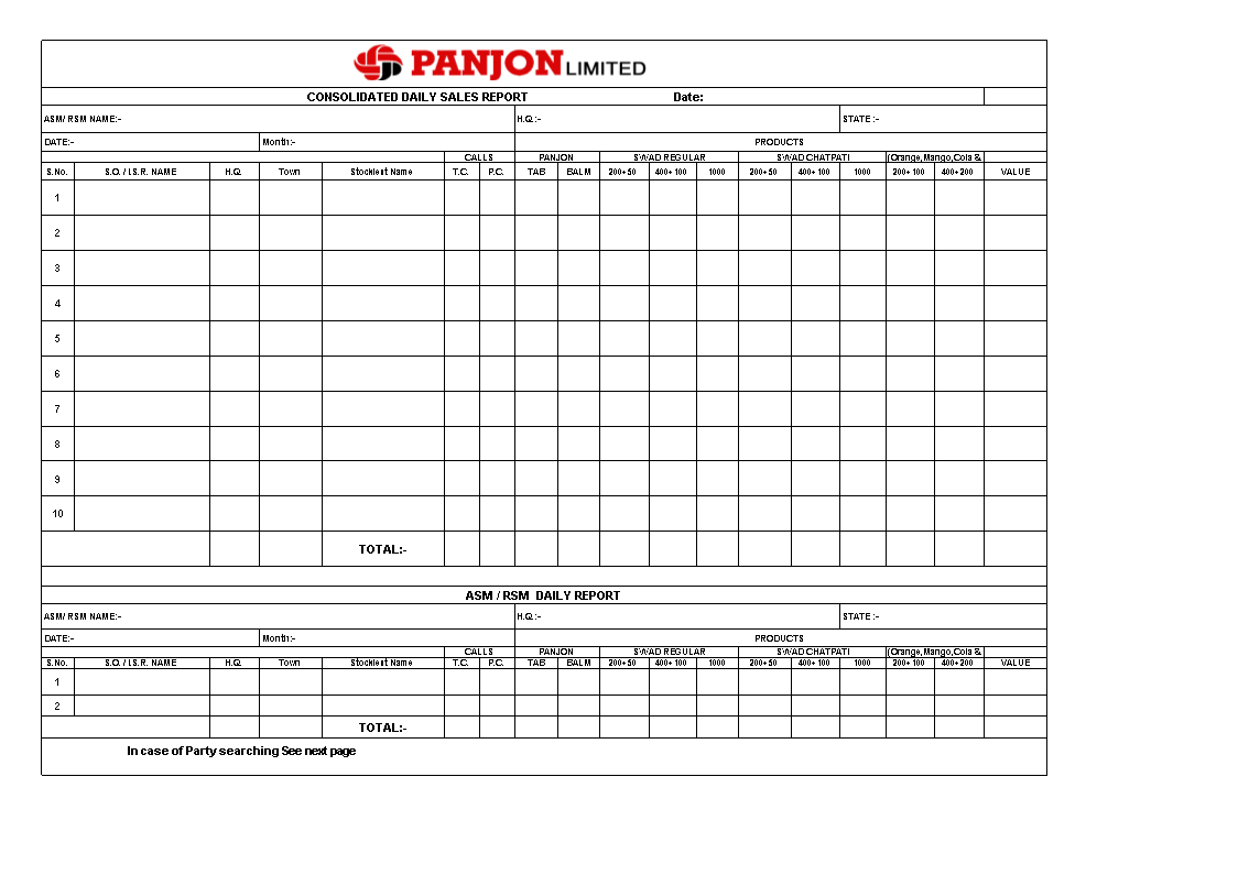 Detail Daily Report Template Excel Nomer 43