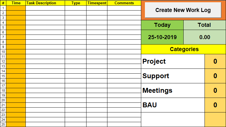 Detail Daily Report Template Excel Nomer 49