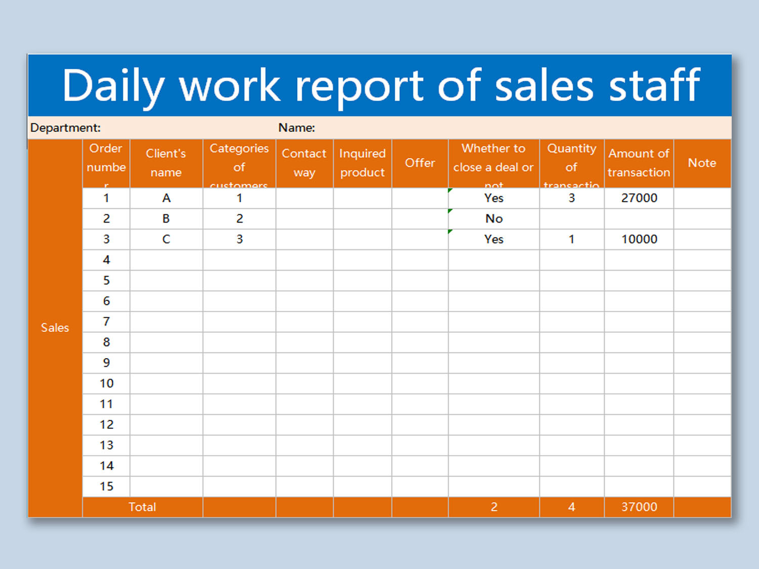 Detail Daily Report Template Excel Nomer 53