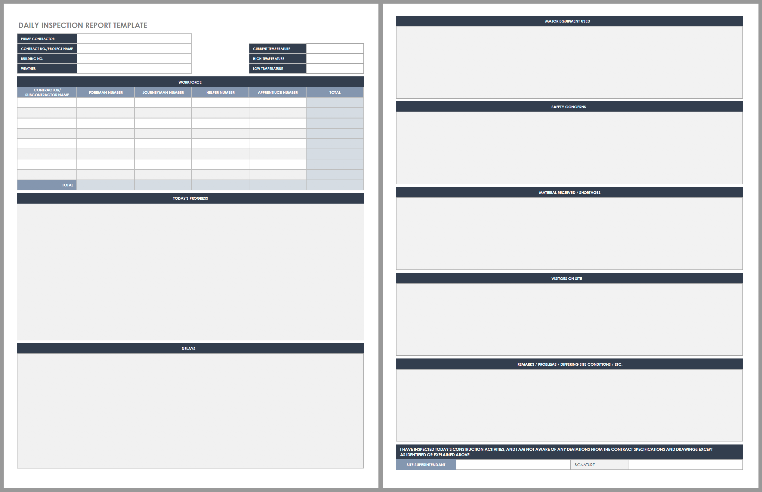 Detail Daily Report Template Excel Nomer 7