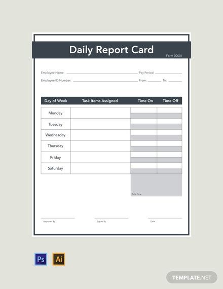 Detail Daily Report Template Word Nomer 2