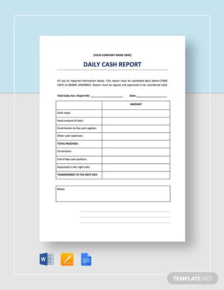 Detail Daily Report Template Word Nomer 4