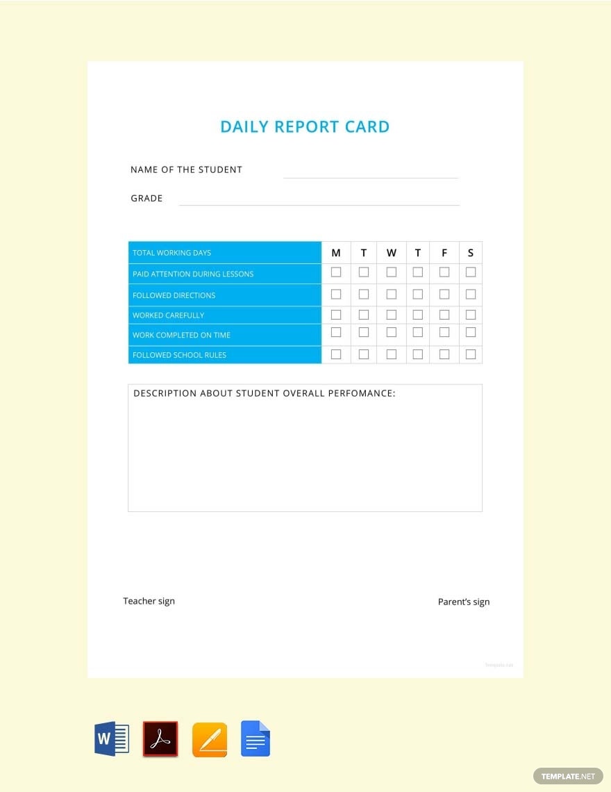 Detail Daily Report Template Word Nomer 53