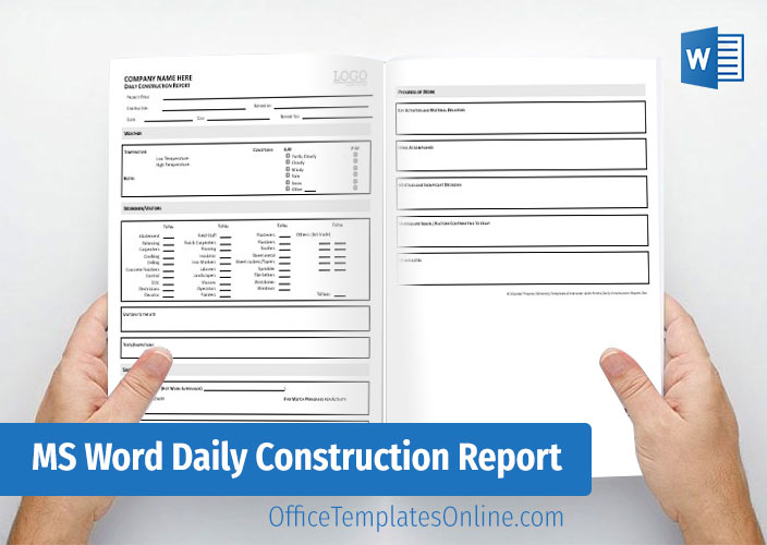 Detail Daily Report Template Word Nomer 57