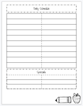 Detail Daily Schedule Template Printable Nomer 31