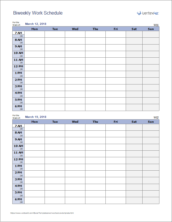 Detail Daily Time Schedule Template Excel Download Nomer 11