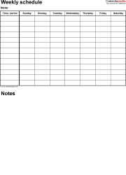 Detail Daily Time Schedule Template Excel Download Nomer 32