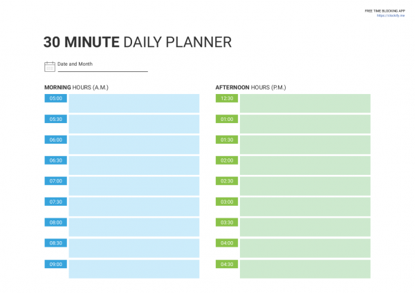 Detail Daily Time Schedule Template Excel Download Nomer 47