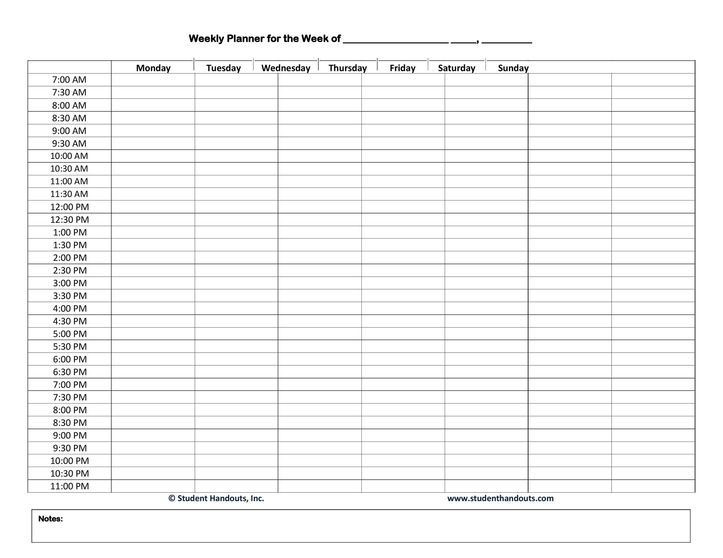 Detail Daily Time Schedule Template Excel Download Nomer 7