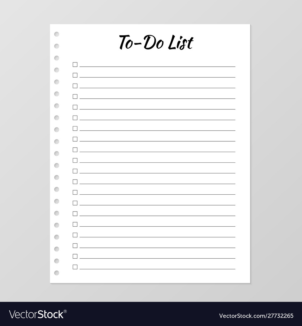 Daily To Do List Template - KibrisPDR