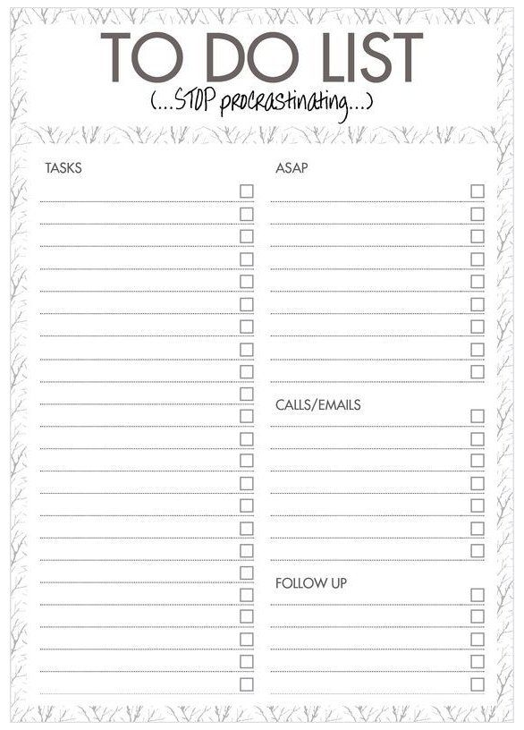 Detail Daily To Do List Template Nomer 12