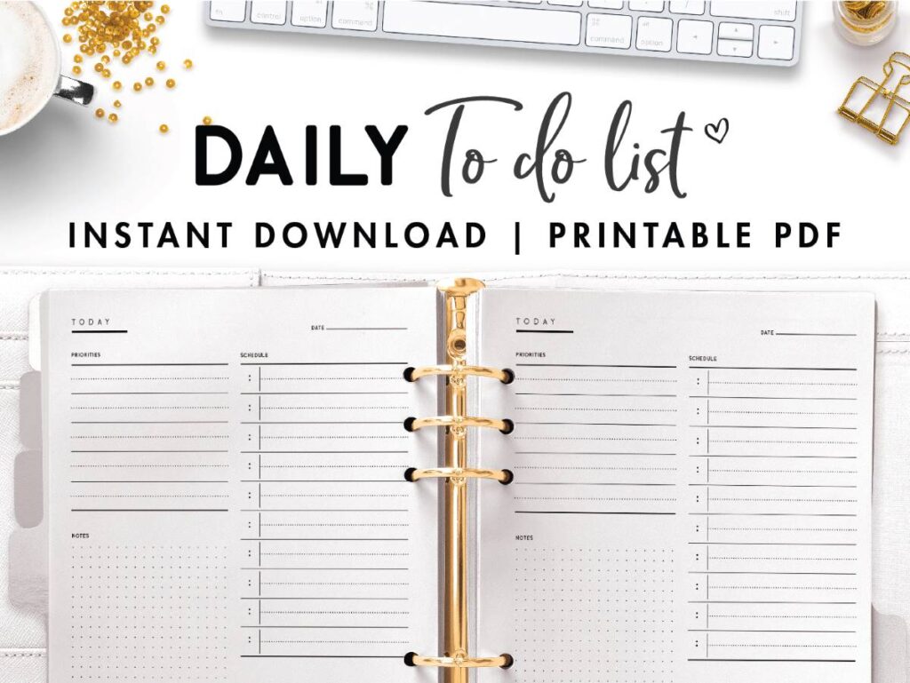 Detail Daily To Do List Template Nomer 17