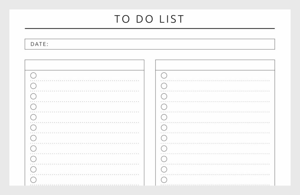 Detail Daily To Do List Template Nomer 21