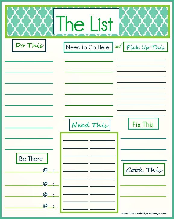 Detail Daily To Do List Template Nomer 22