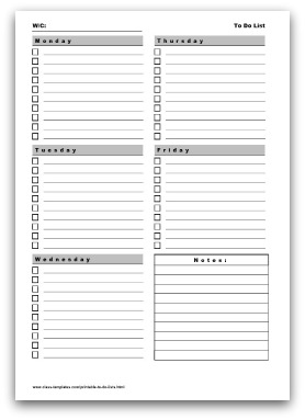 Detail Daily To Do List Template Nomer 44