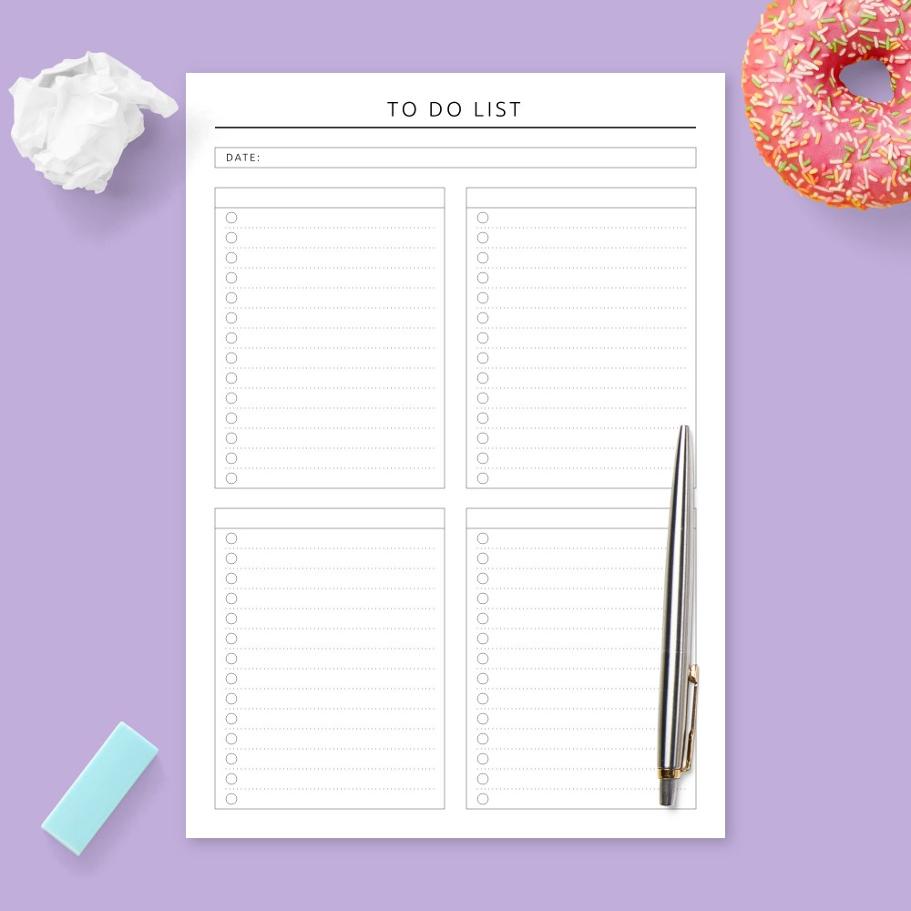 Detail Daily To Do List Template Nomer 45