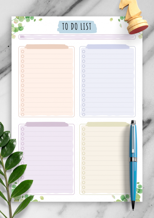 Detail Daily To Do List Template Nomer 7