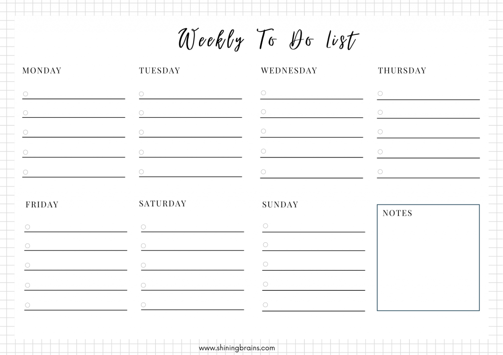 Detail Daily To Do List Template Nomer 10