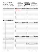 Detail Daily Weekly Monthly Planner Template Excel Nomer 2