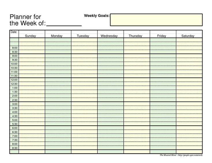 Detail Daily Weekly Monthly Planner Template Excel Nomer 11