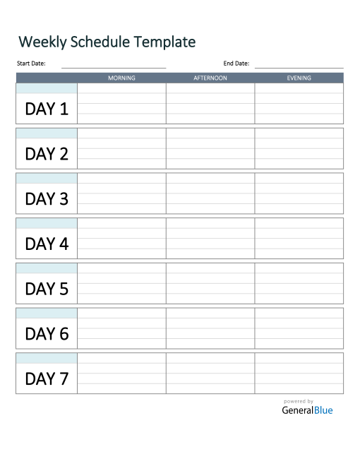Detail Daily Weekly Monthly Planner Template Excel Nomer 23